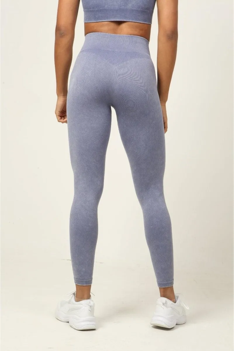 Seamless Leggings - Denim Blue