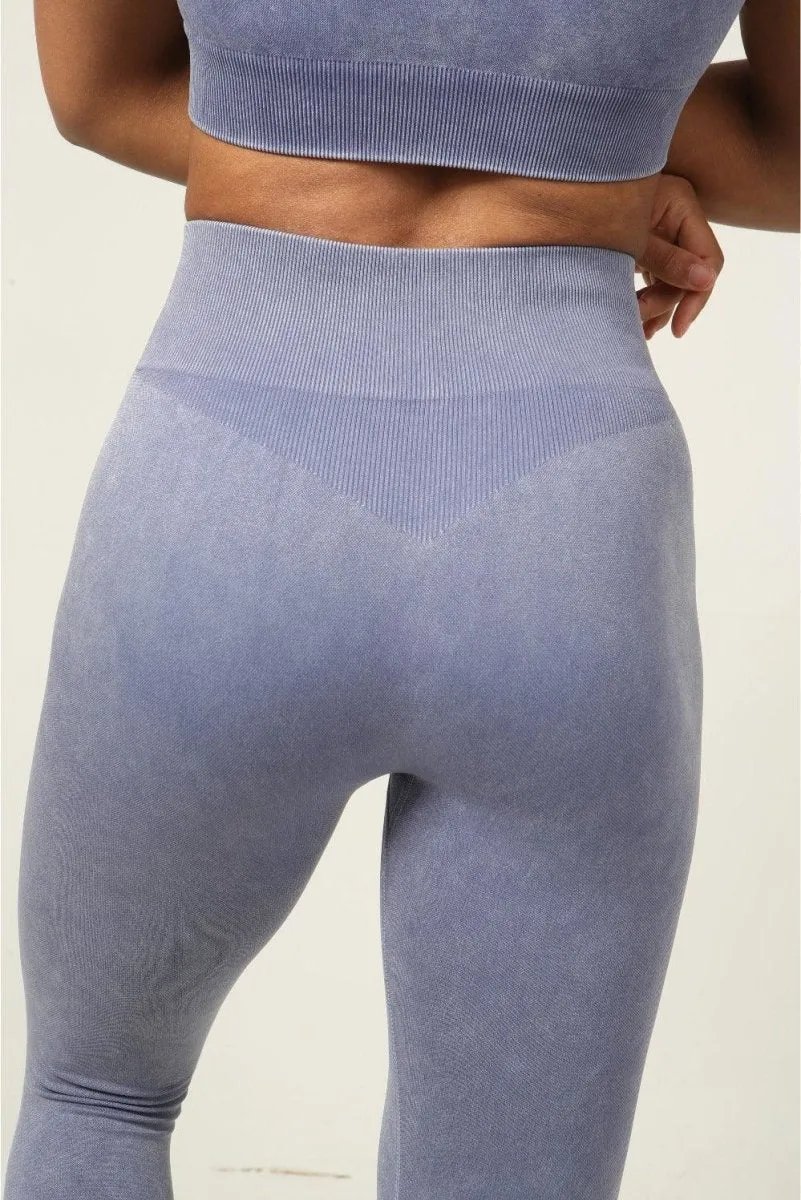 Seamless Leggings - Denim Blue