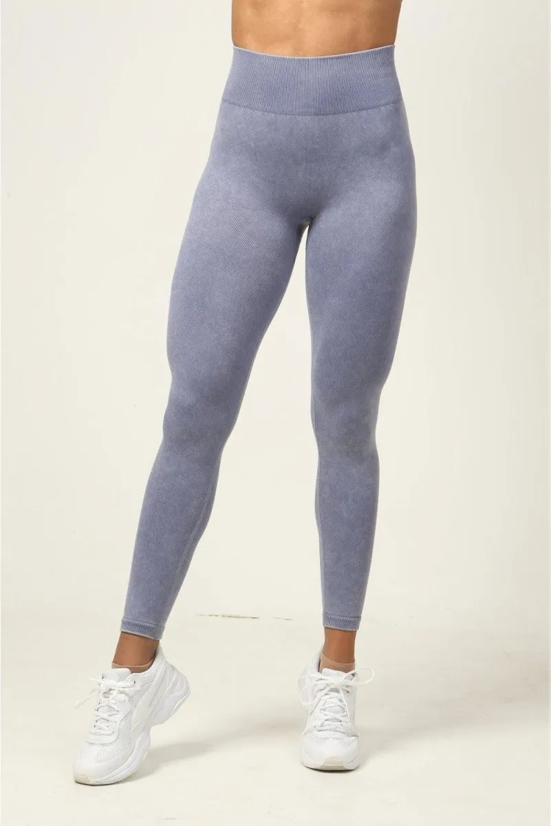 Seamless Leggings - Denim Blue