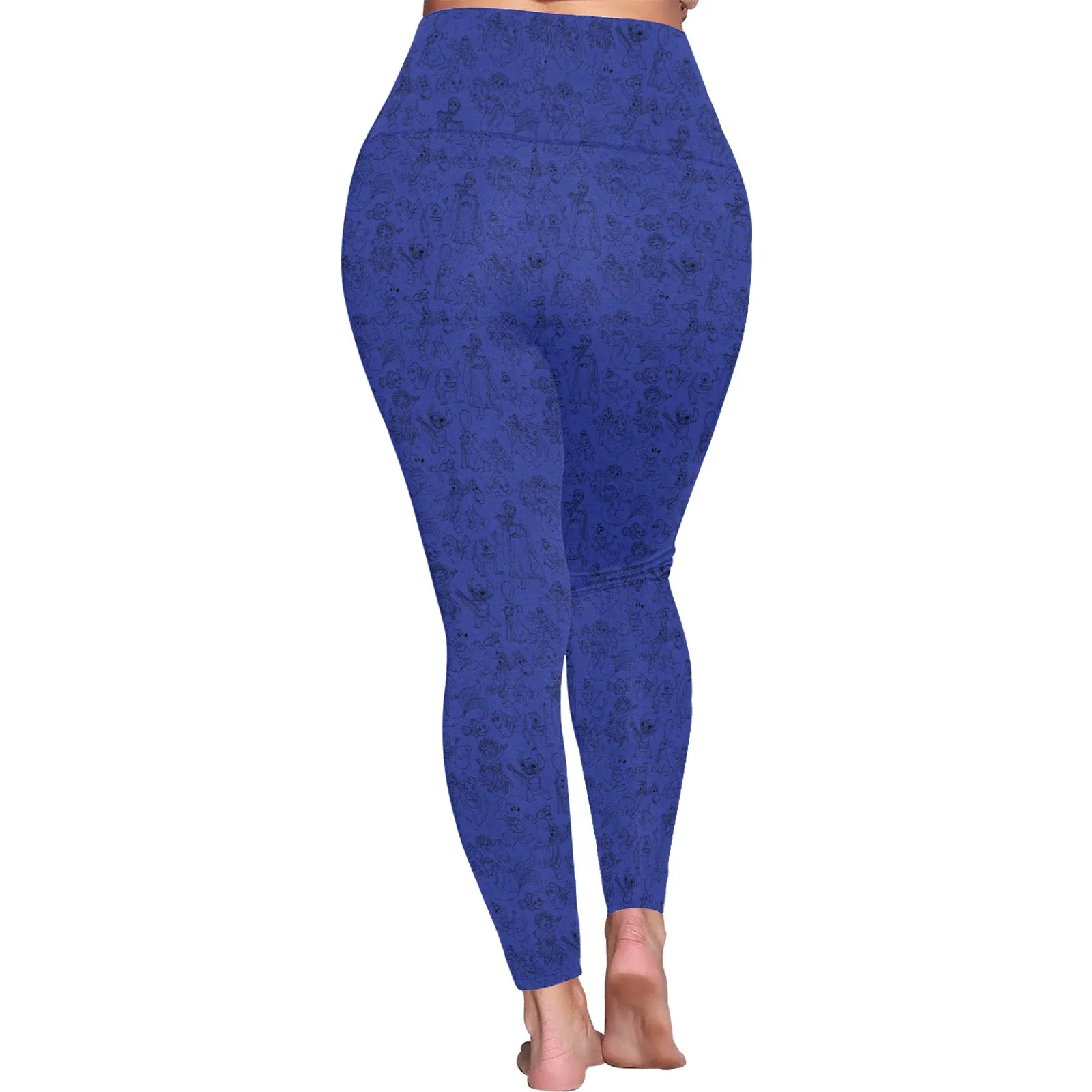 Sketches Women's Plus Size Athletic Leggings