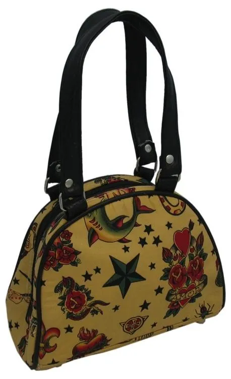 Small Tattoo Motif Bag (Various Colours)