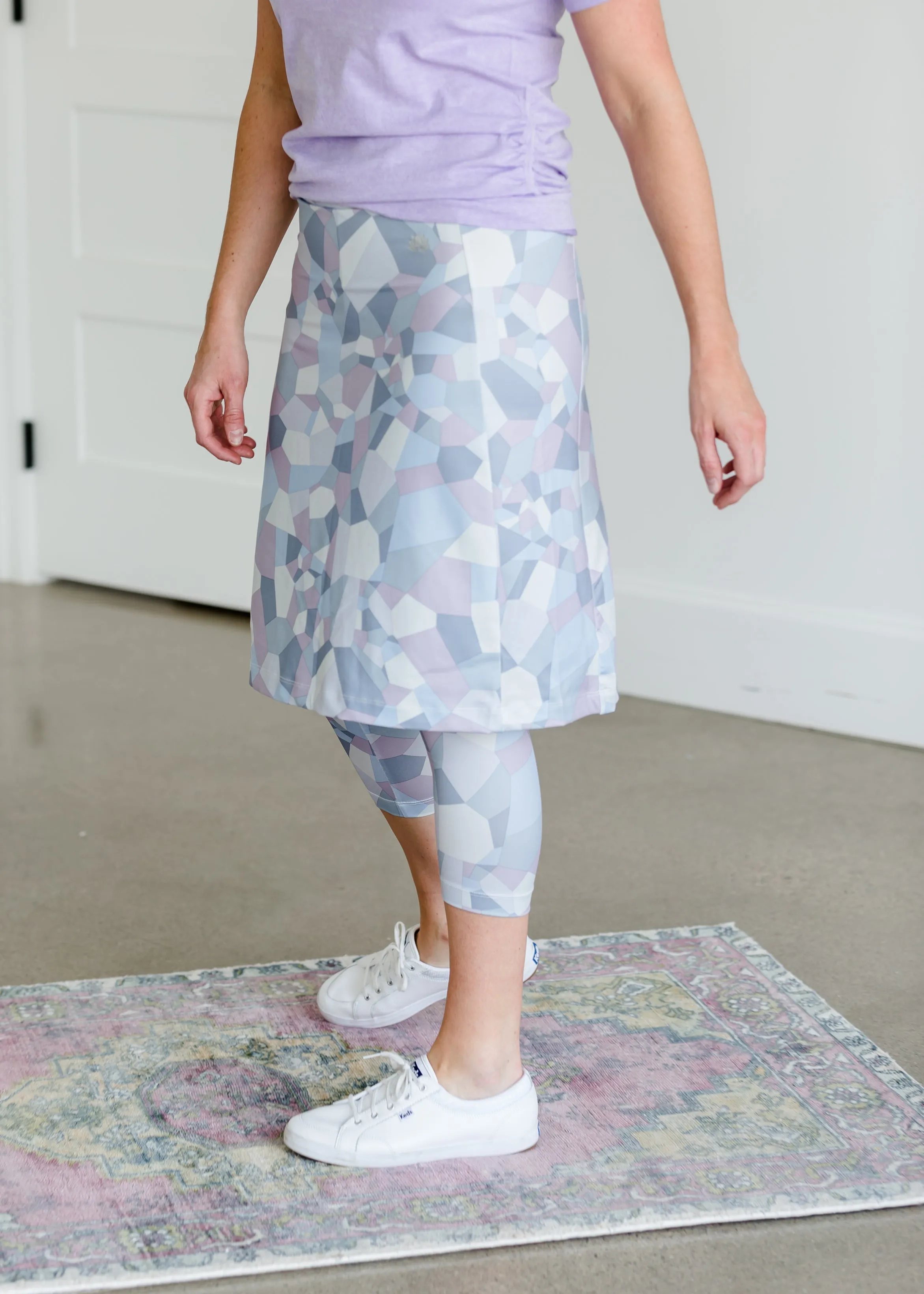 Snoga FIT Shattered Print Sport Skirt - FINAL SALE