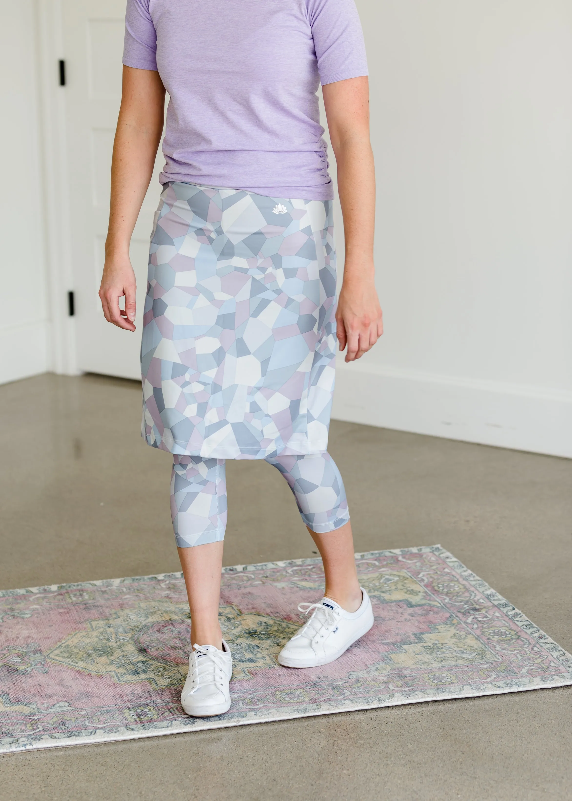 Snoga FIT Shattered Print Sport Skirt - FINAL SALE