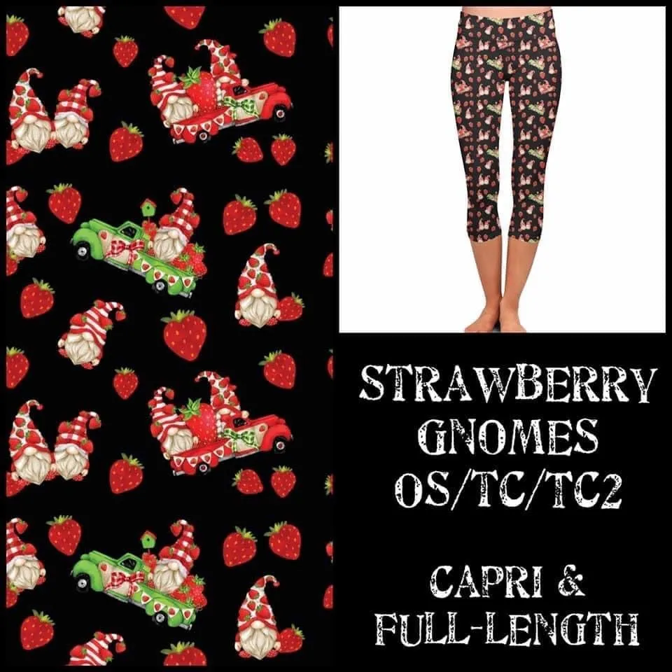 Strawberry Gnomes leggings