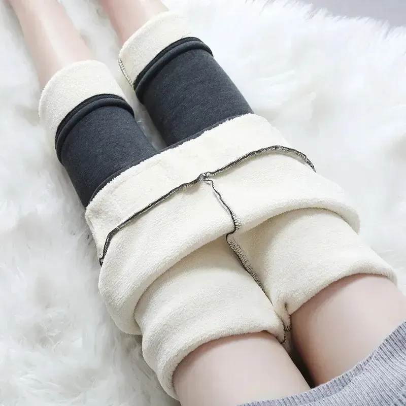 Super Warm Fleece High Waist Cashmere Leggings