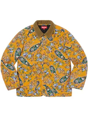 Supreme Paisley Quilted Jacket Mustard [FW19]