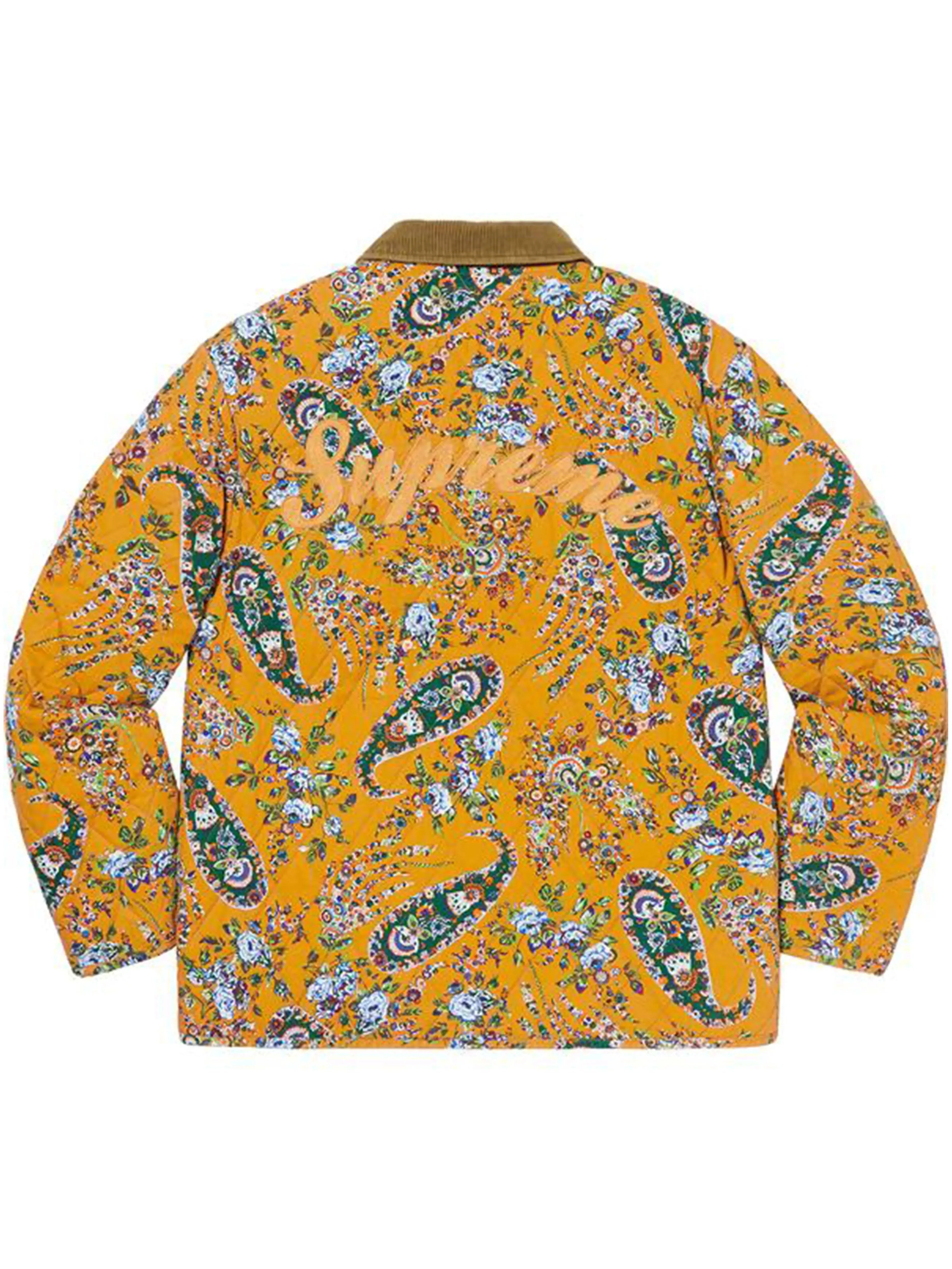 Supreme Paisley Quilted Jacket Mustard [FW19]