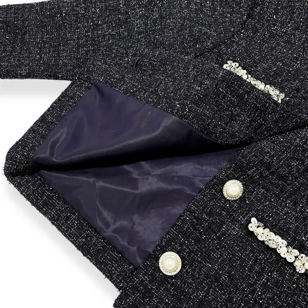 The Aria Jacket - Navy Blue