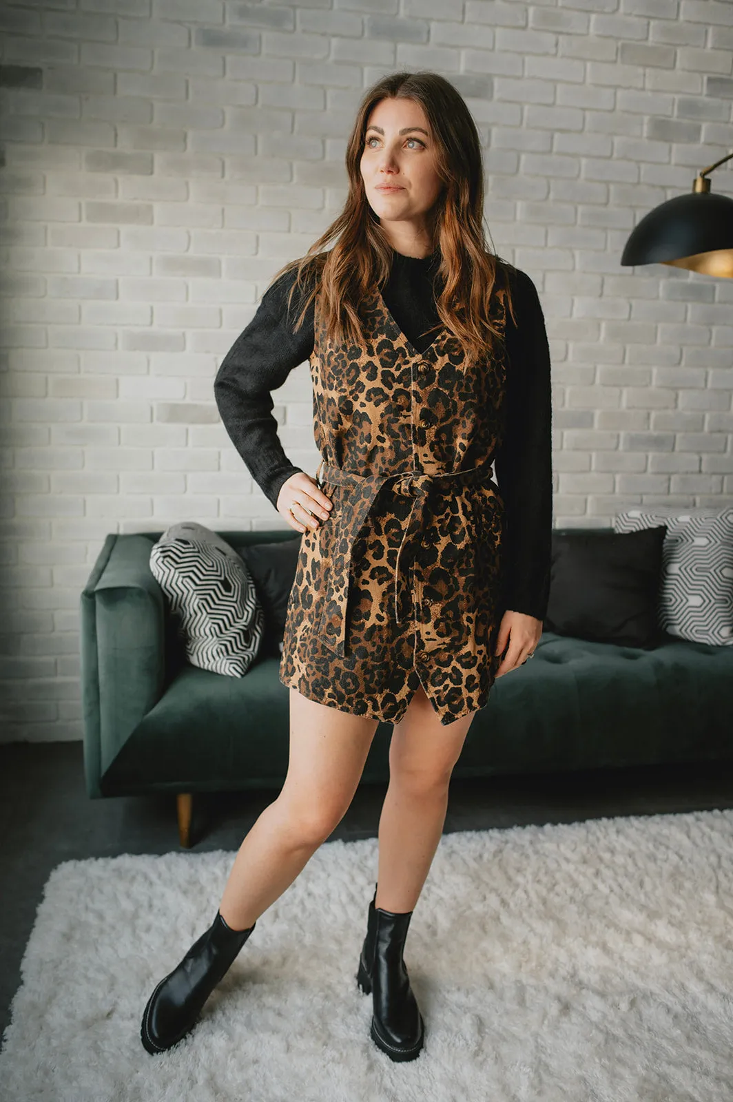 The Cicilia Mini Dress by FRNCH - Leopard