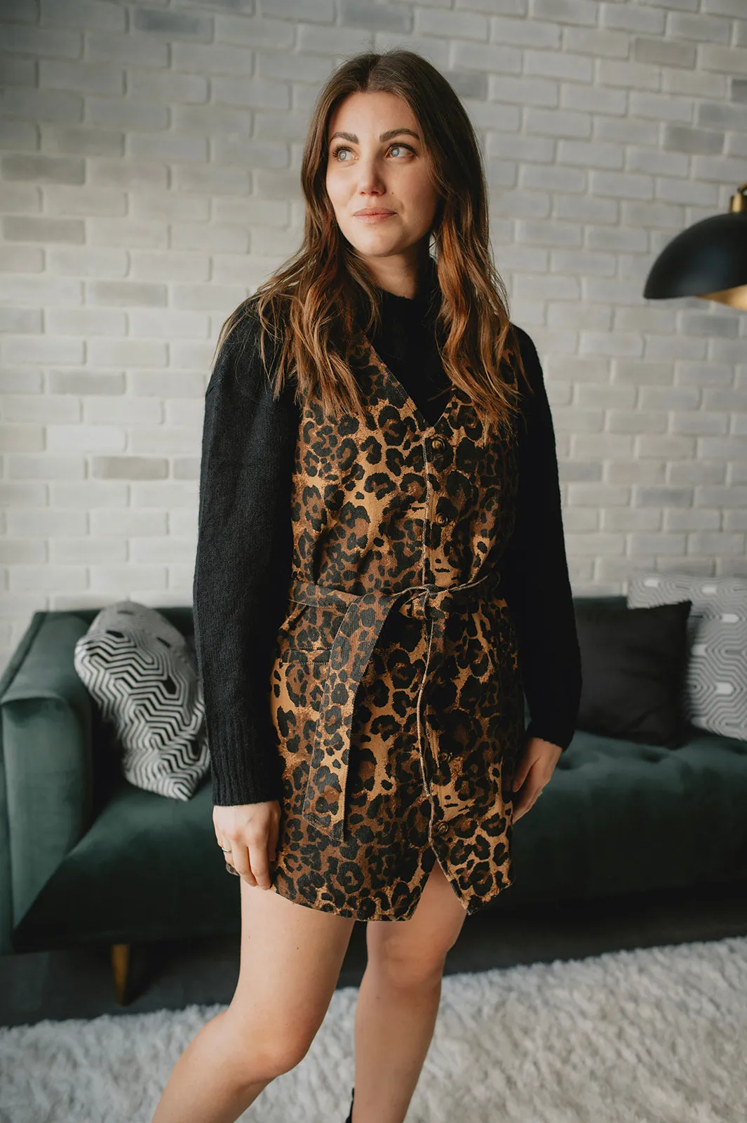 The Cicilia Mini Dress by FRNCH - Leopard