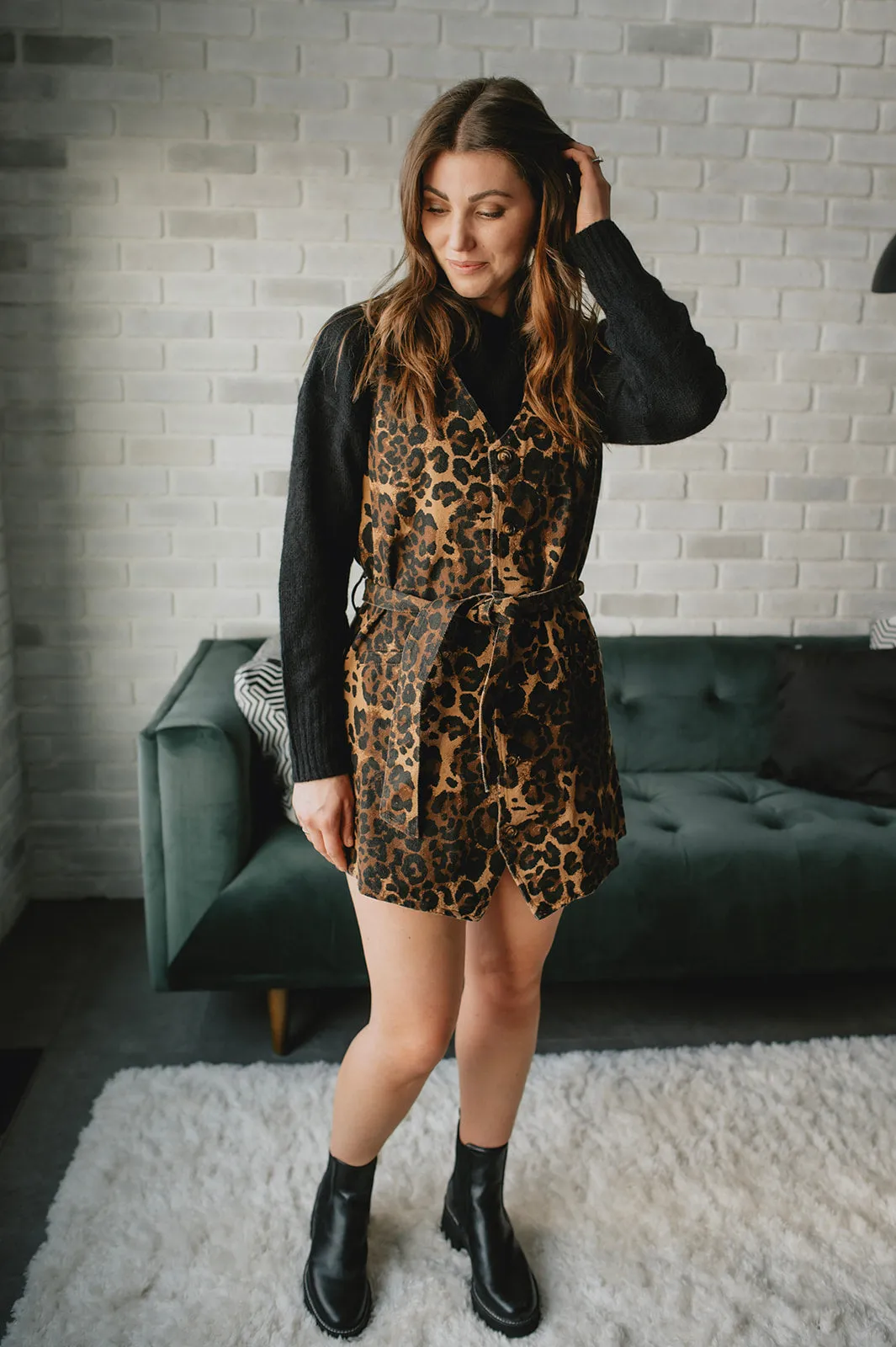 The Cicilia Mini Dress by FRNCH - Leopard