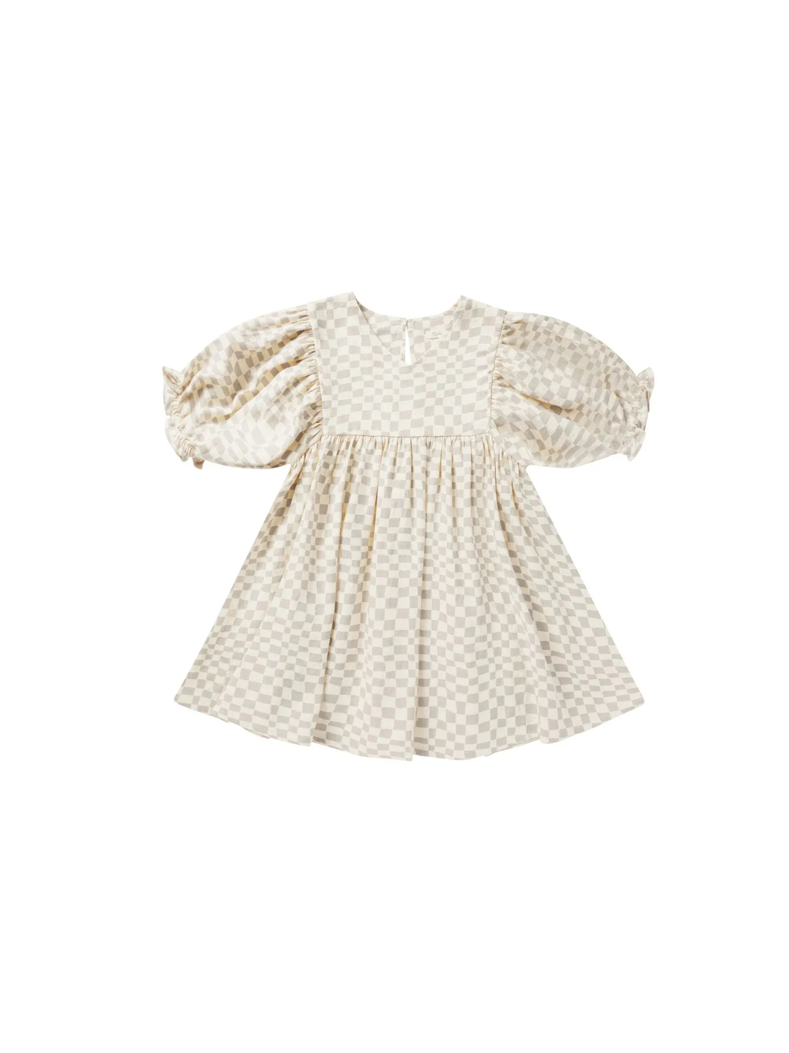 The Jolene Dress by Rylee   Cru - Dove Check - KIDS