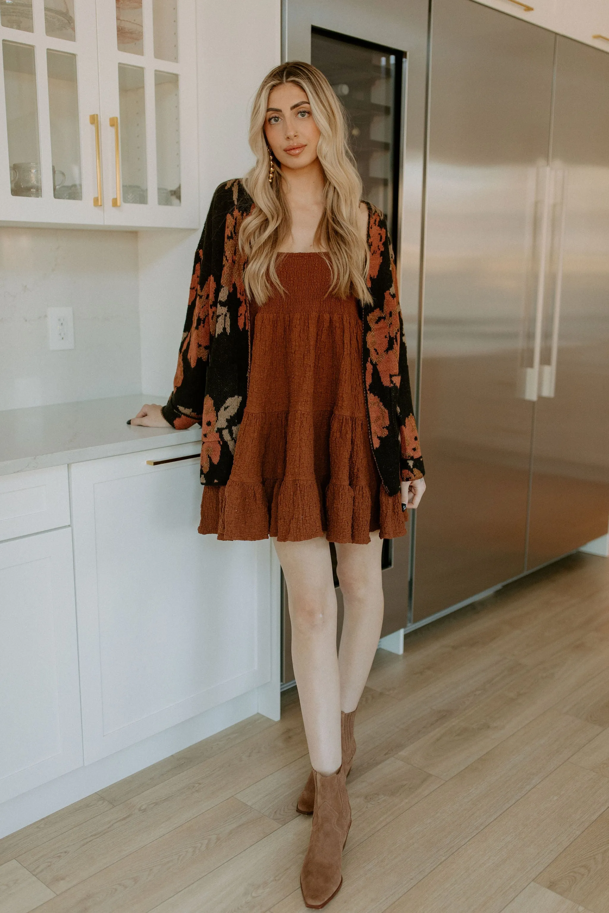 The Kimber Mini Dress by Saltwater Luxe - Pecan