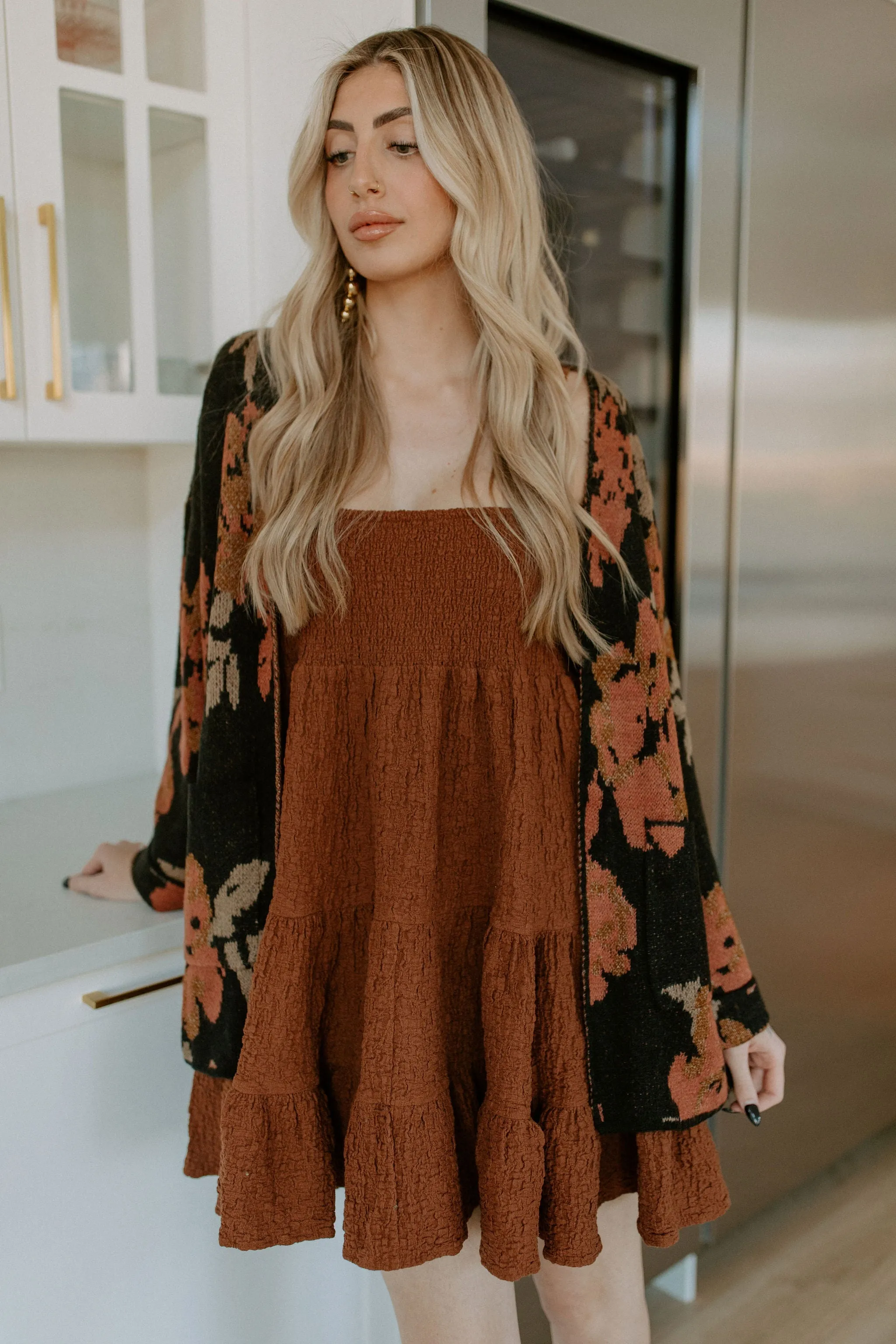 The Kimber Mini Dress by Saltwater Luxe - Pecan