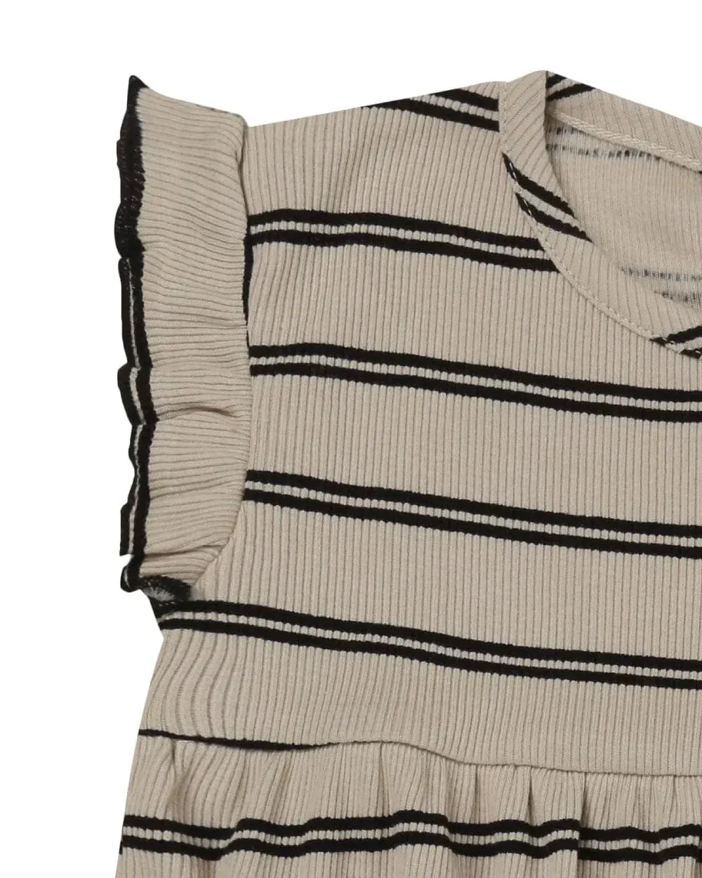 The Retro Rib Stripe Dress - BABY