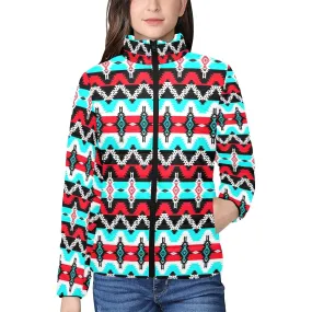 Two Spirit Dance Women's Stand Collar Padded Jacket