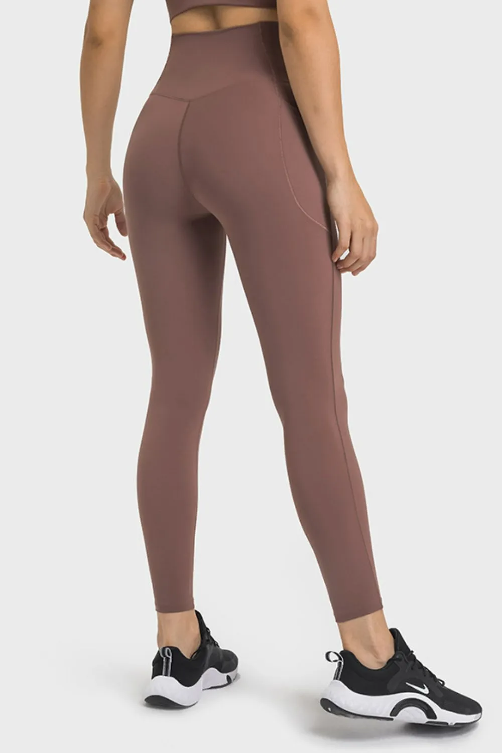 V-Waist Yoga Leggings with Pockets (TBL) T