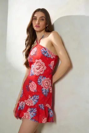 Vairagi|Floral Halter Dress