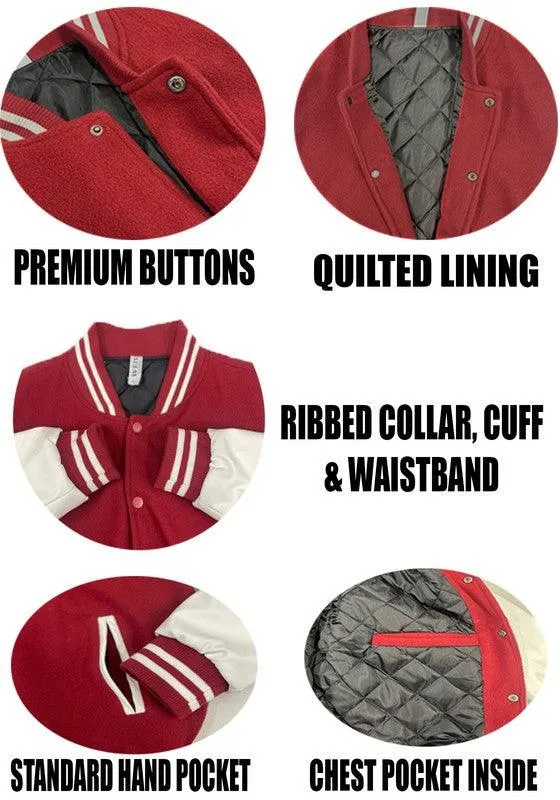 Varsity Jackets in 8 Color Options