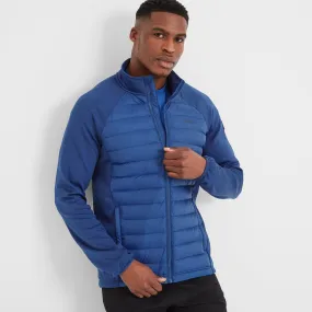 Vasey Mens Insulated Hybrid Jacket - Night Blue