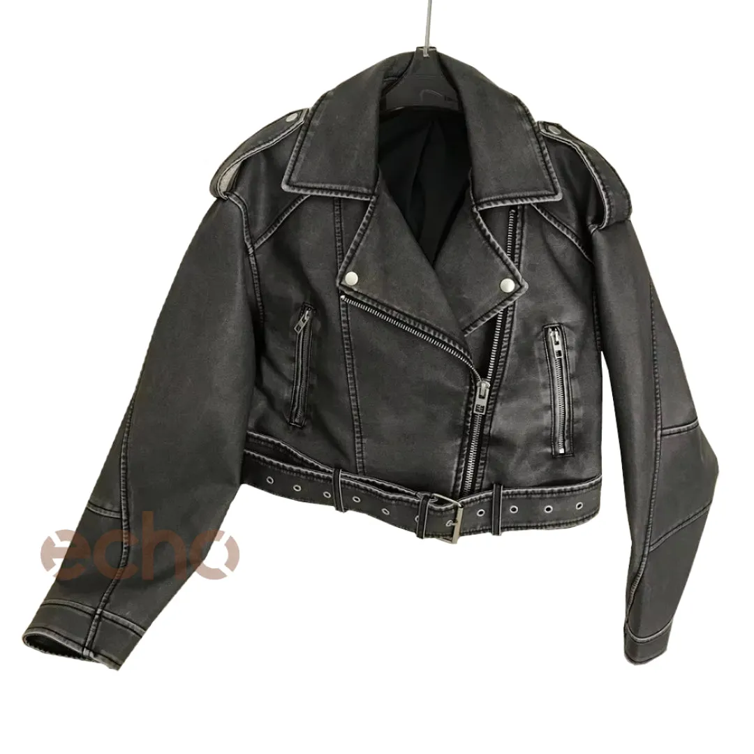 Vintage American Street Wear Real Leather Jacket