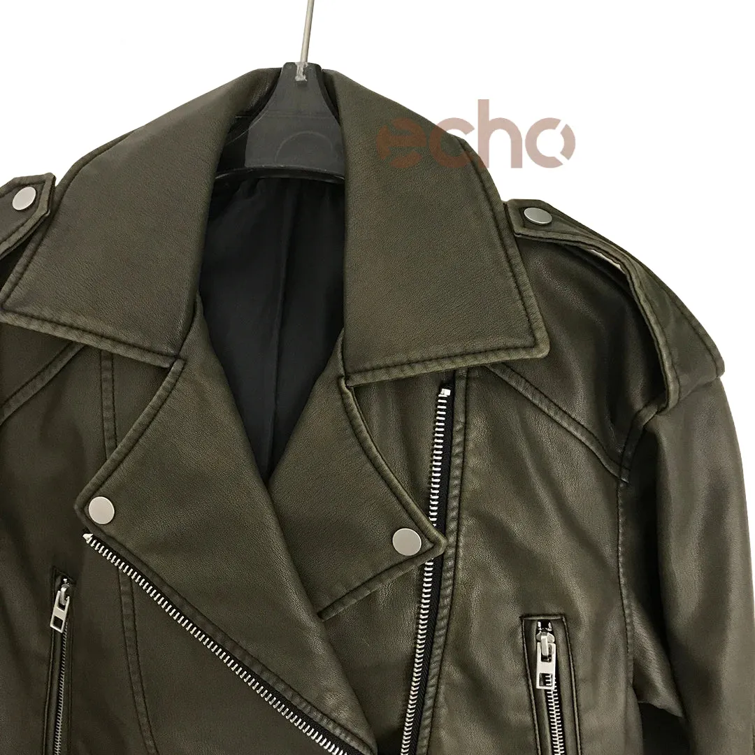 Vintage American Street Wear Real Leather Jacket