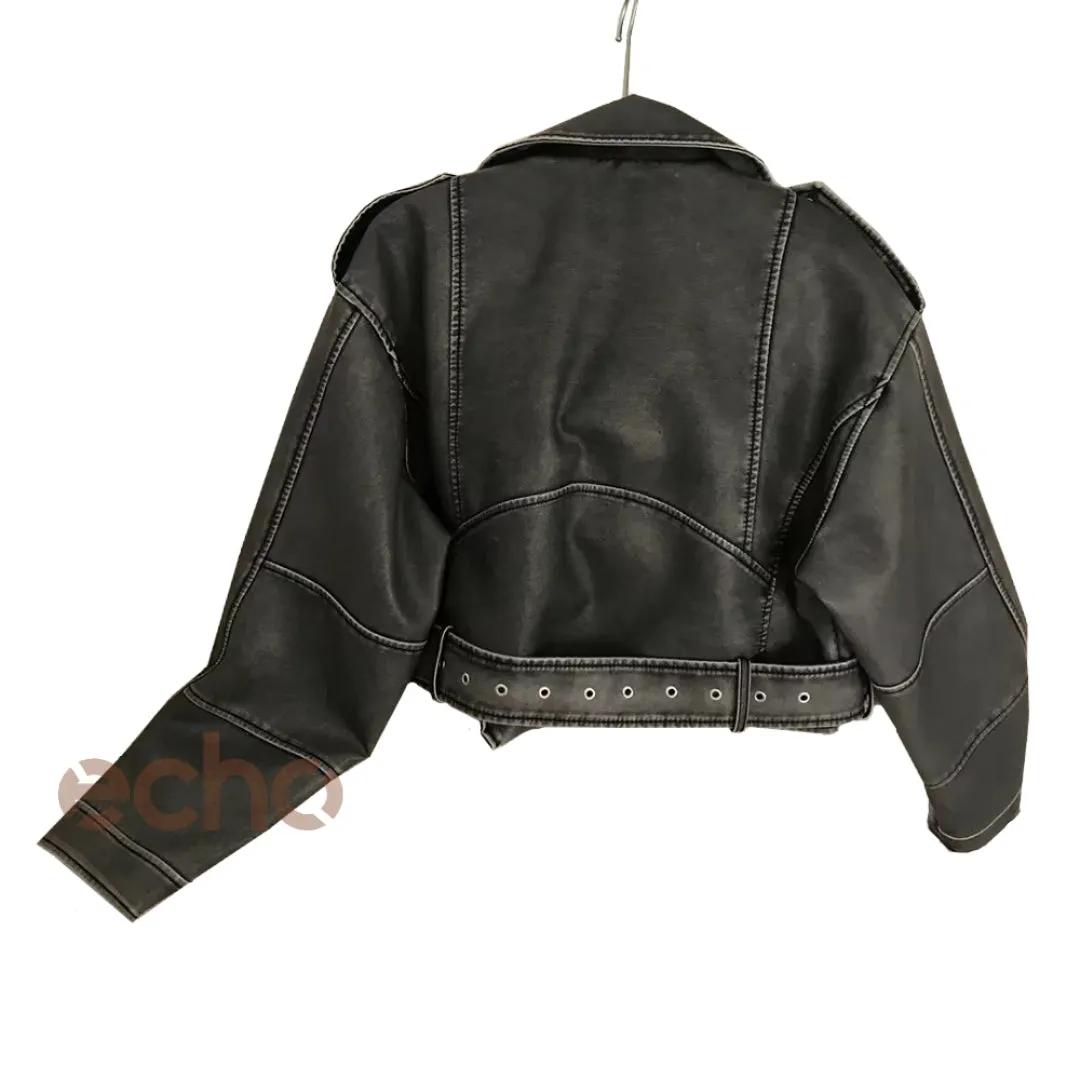 Vintage American Street Wear Real Leather Jacket