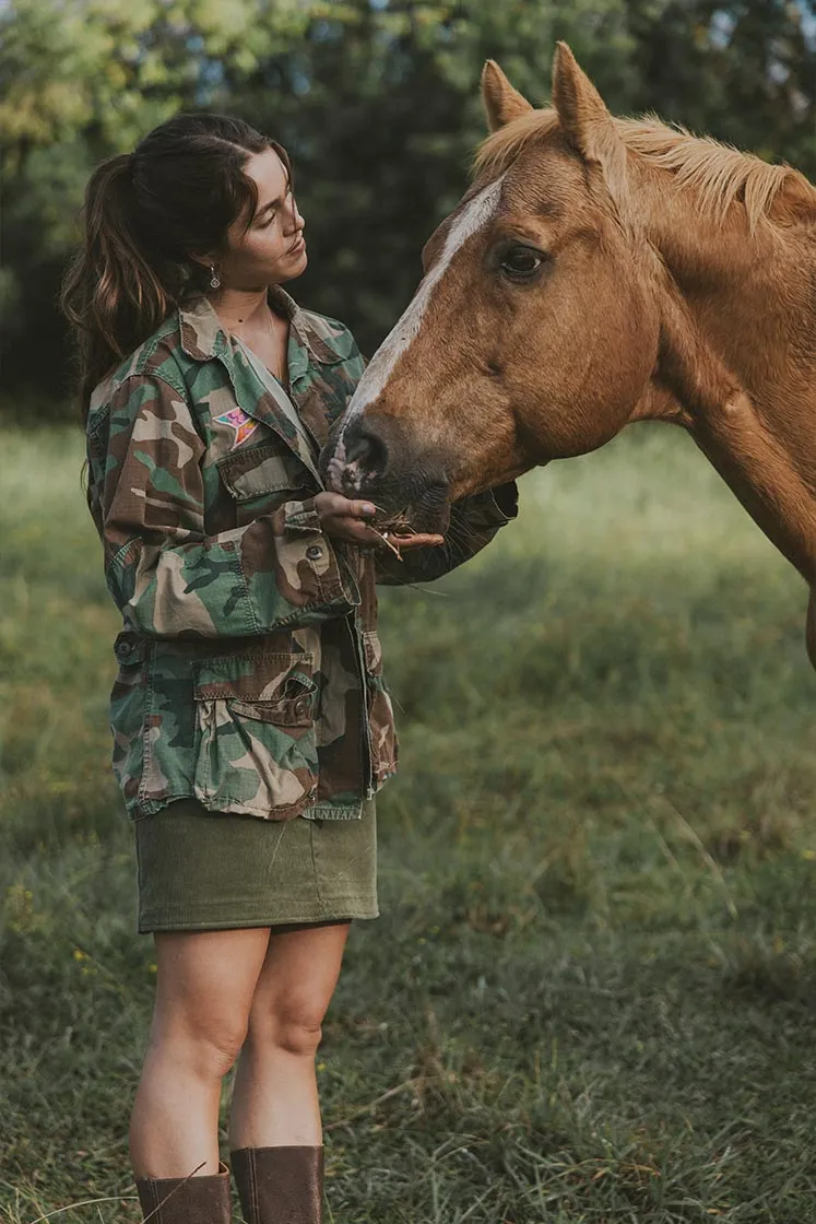 Vintage Camo Jacket - Rainbow