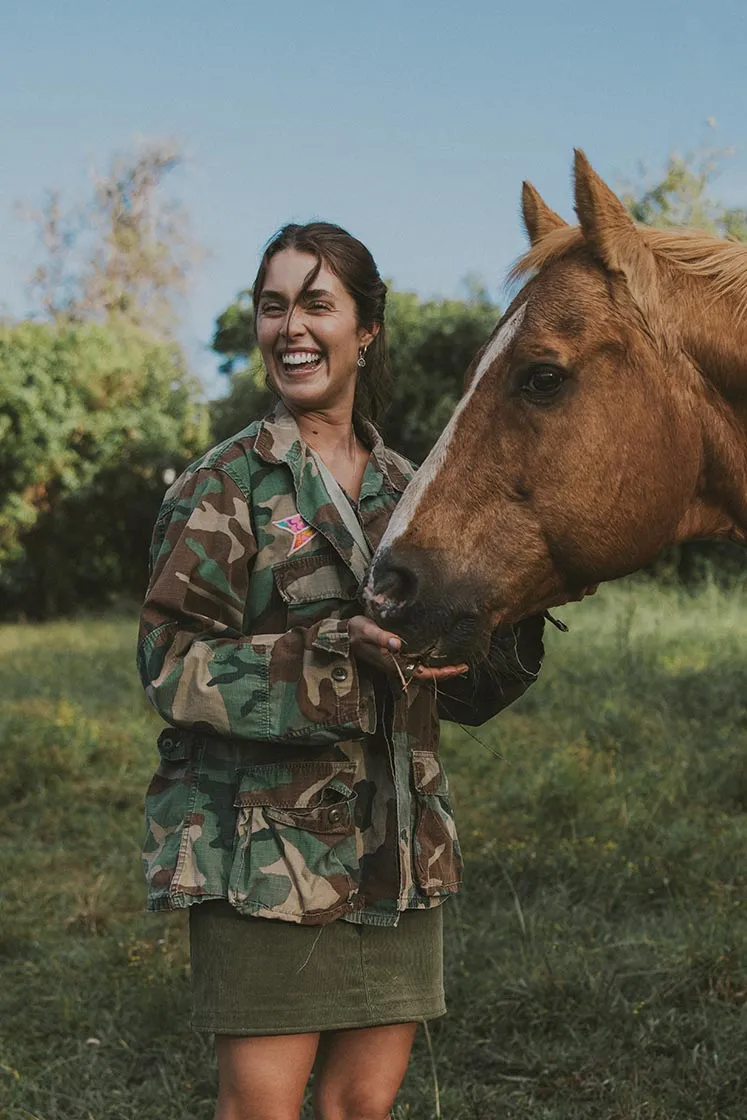 Vintage Camo Jacket - Rainbow