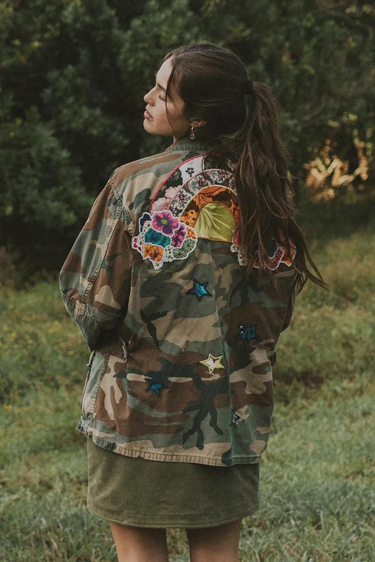 Vintage Camo Jacket - Rainbow