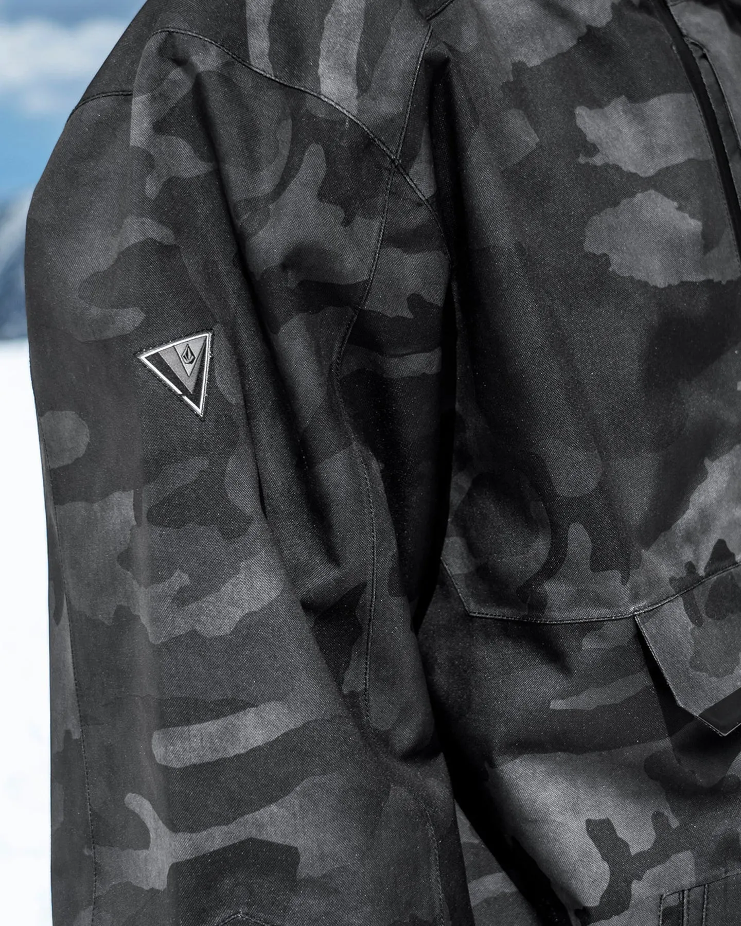 Volcom Brighton Pullover - Black Camo