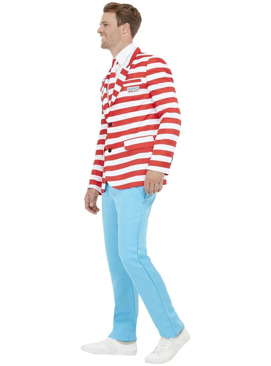 Where's Wally Deluxe Stand Out Suit Mens Costume