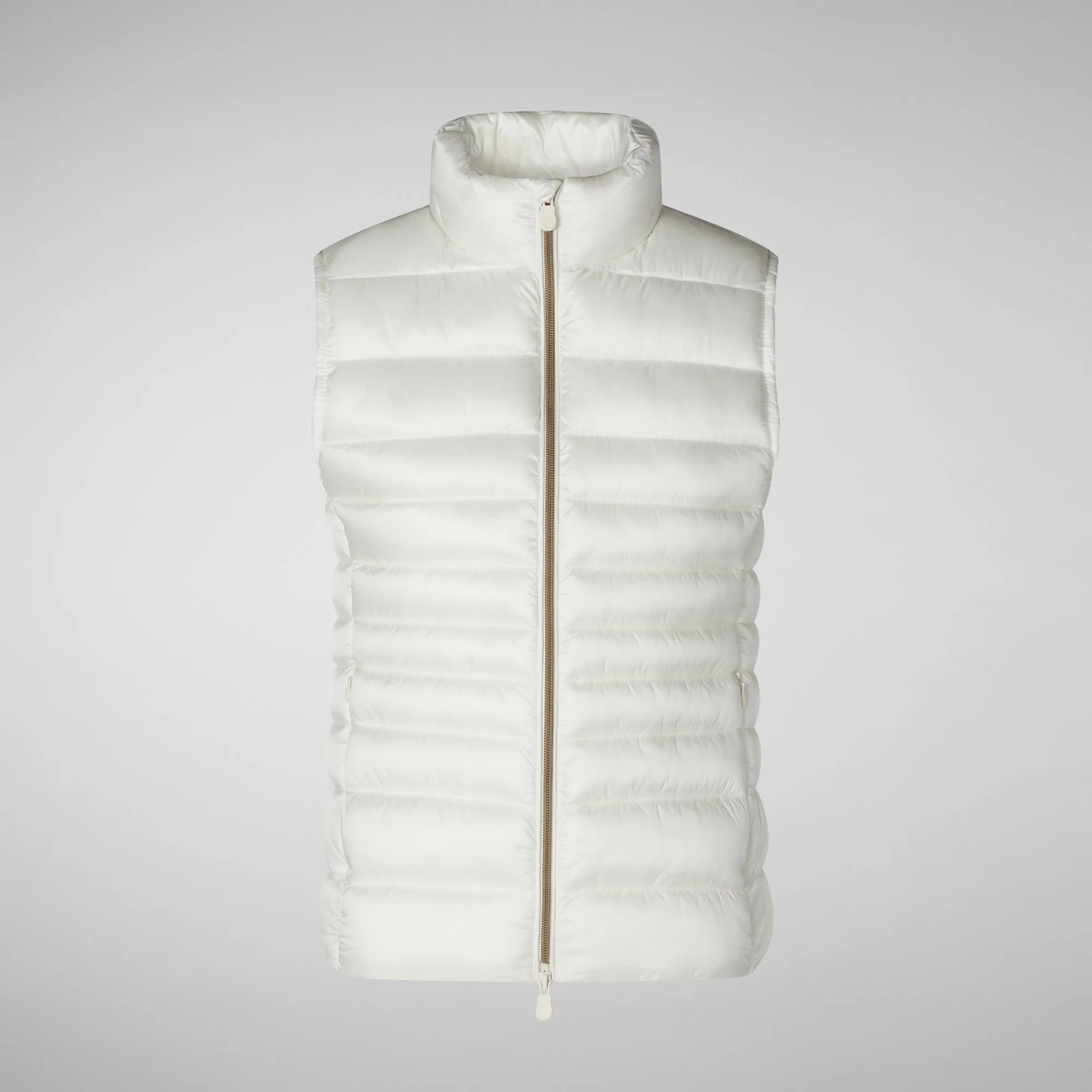 Women's Animal free Puffer Vest Lynn  in off white