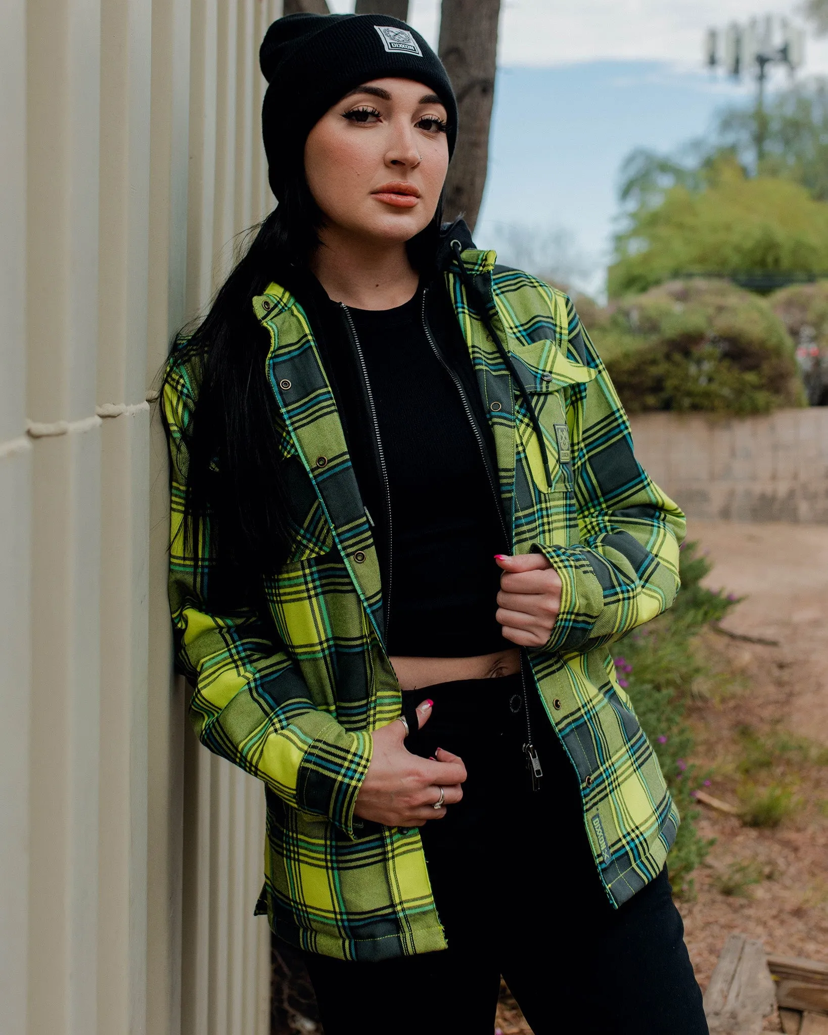 Women's Jobsite Hooded Flannel Jacket