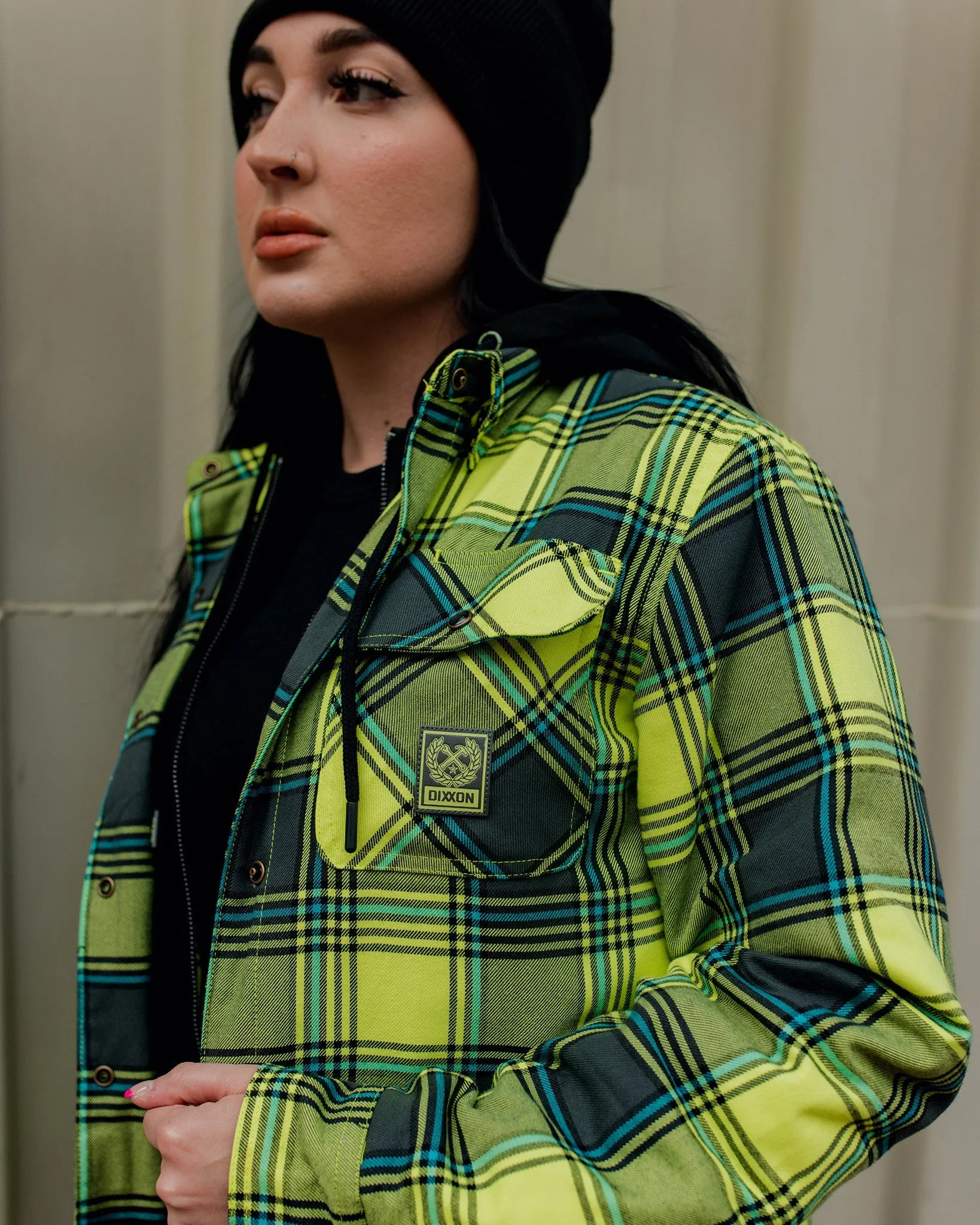 Women's Jobsite Hooded Flannel Jacket