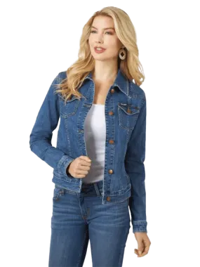 Women's Long Sleeve Classic Fit Denim Jacket