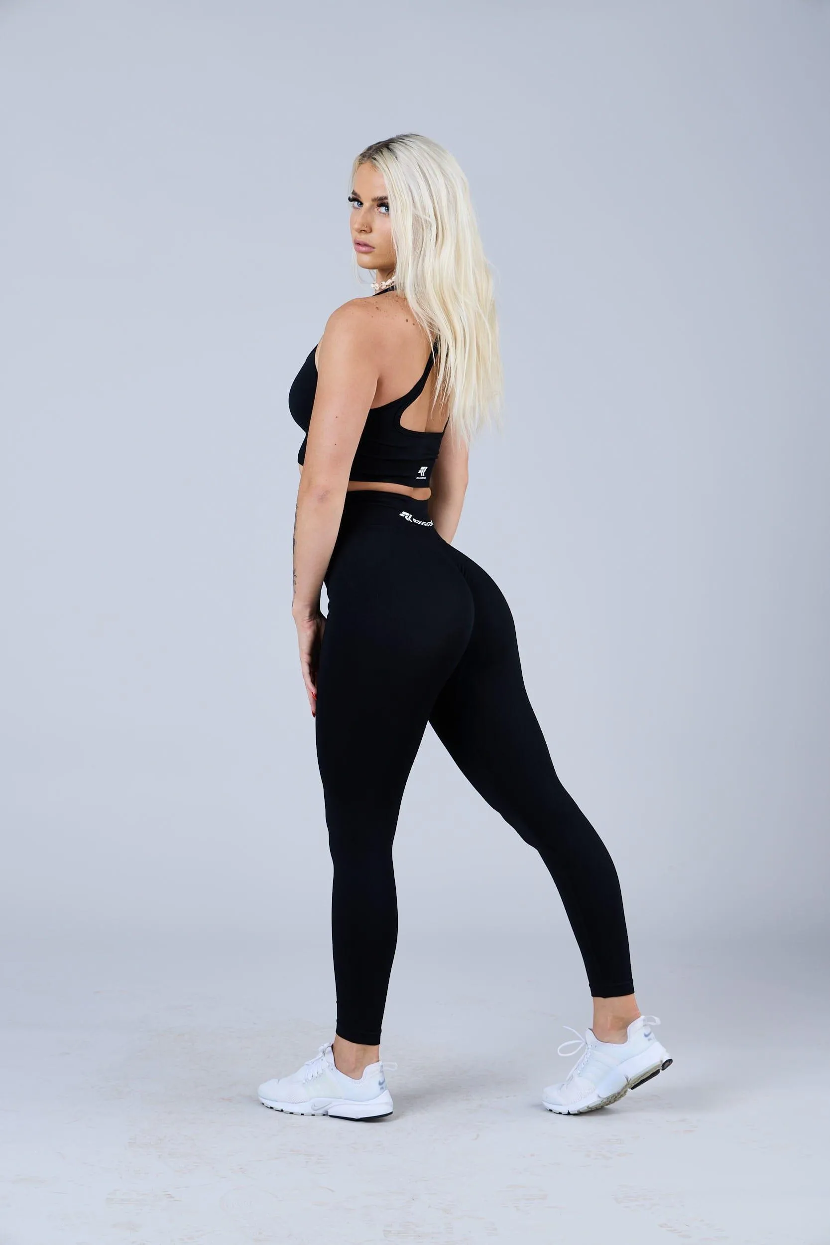 Womens Wrinkle© Sports Leggings Dark Angel