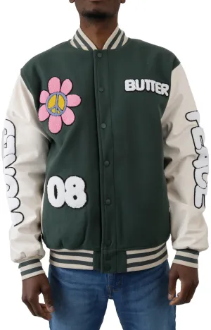 World Peace Varsity Jacket - Forest Green