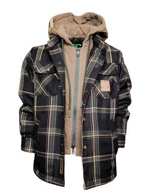 Youth EDC Hooded Flannel Jacket